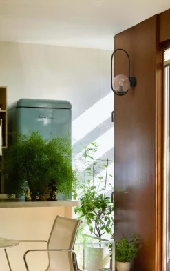 Sklep Kaja Estetyczny kinkiet z dekoracyjnym kloszem K-5125 z serii VENTA | Kaja