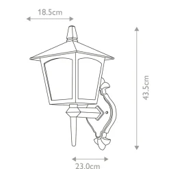 Sklep Kaja Estetyczny kinkiet zewnętrzny BL5-BLACK z serii YORK