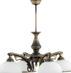 Sklep Kaja Estetyczny żyrandol, lampa wisząca O3164 W4 PAT z serii HERMES | Kaja