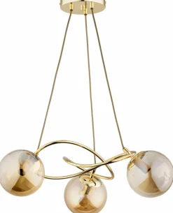 Best Sale Fantazyjna lampa wisząca z kulistymi kloszami AL 62345 z serii VELTA Żyrandole Nowoczesne