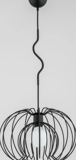 Clearance Finezyjna lampa wisząca z drucianym kloszem AL 60602 | Kaja Żyrandole Nowoczesne