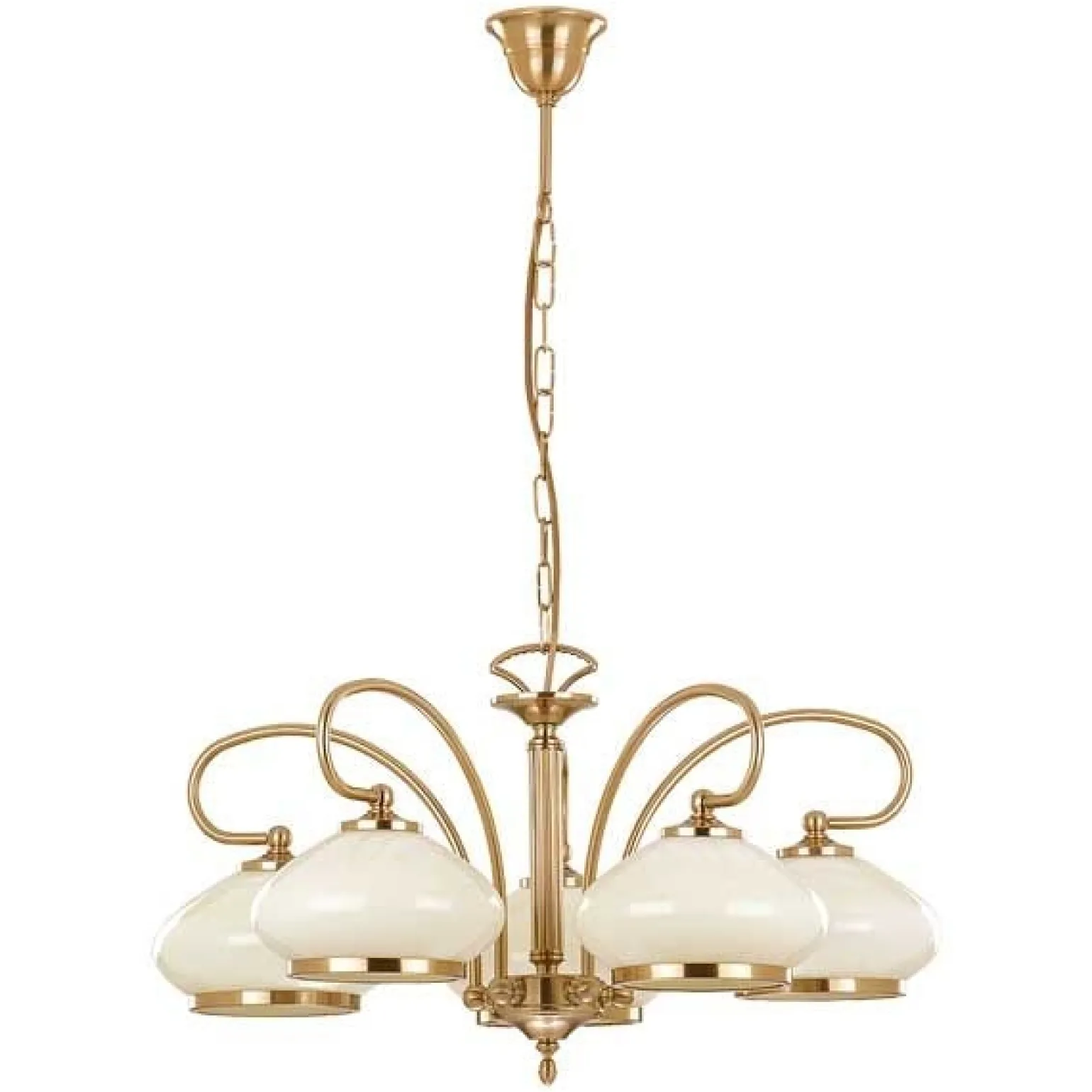 Sklep Kaja Finezyjnie zdobiony żyrandol w kolorze złota AL 5321 | Kaja