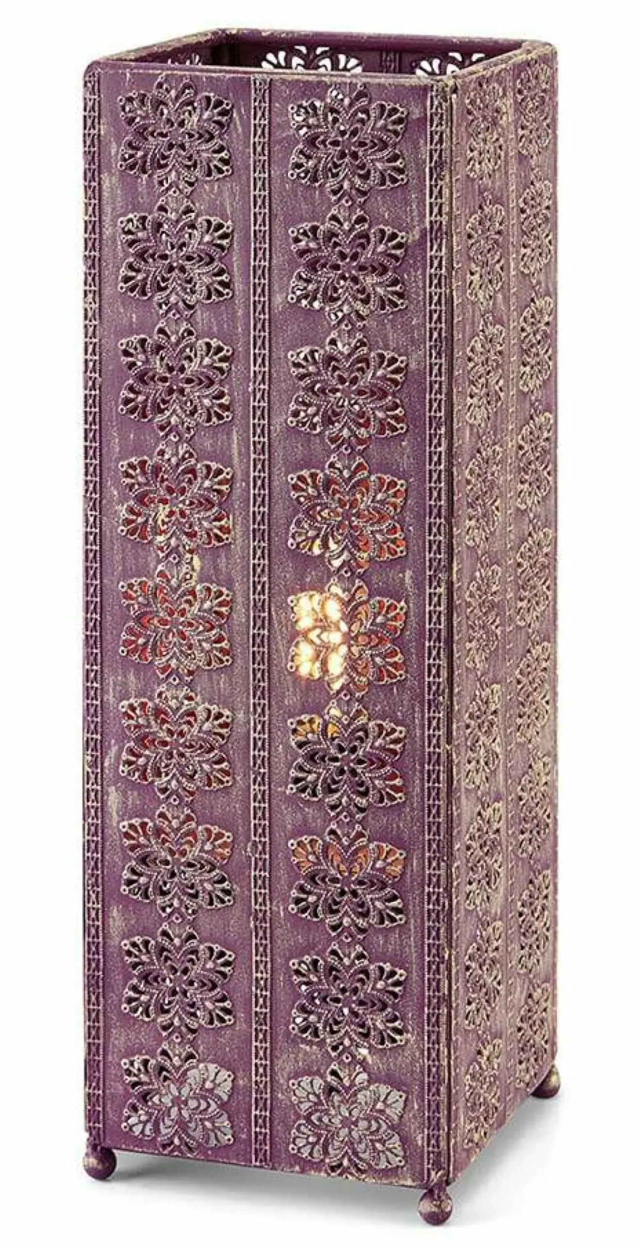 Sklep Kaja Fioletowa lampka stołowa jako ozdoba salonu 108224 | Kaja Oświetlenie