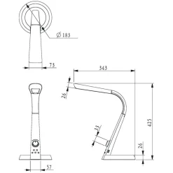 Sklep Kaja Funkcjonalna, ledowa lampka K-BL1063 BERKANE | Kaja Oświetlenie