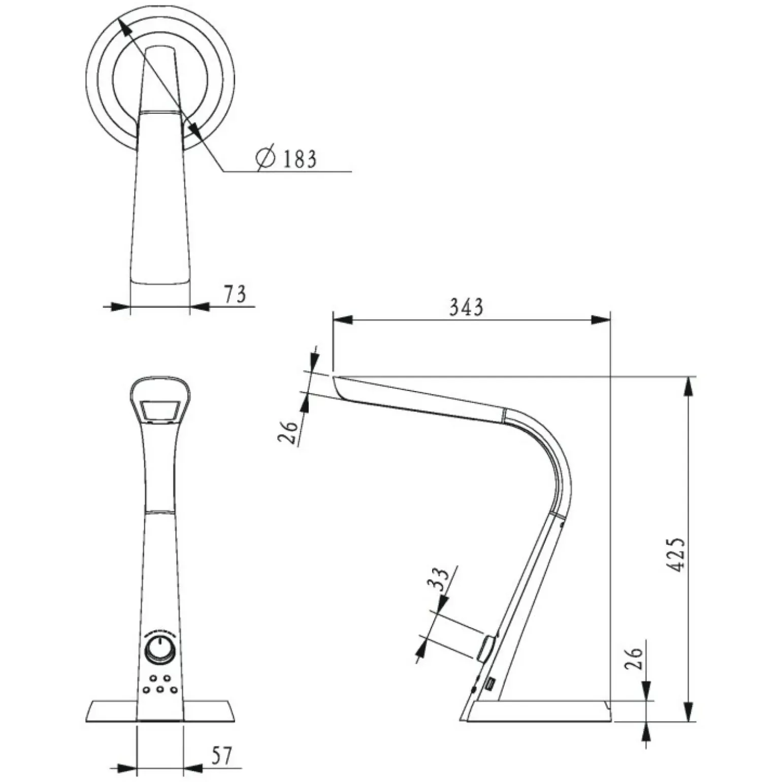 Sklep Kaja Funkcjonalna, ledowa lampka K-BL1063 BERKANE | Kaja Oświetlenie