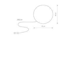 Sklep Kaja Geometryczna kula ogrodowa biała lampa 6977 CUMULUS | Kaja Oświetlenie