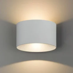 Sklep Kaja Geometryczna lampa ścienna na elewację 8140 ELLIPSES LED | Kaja