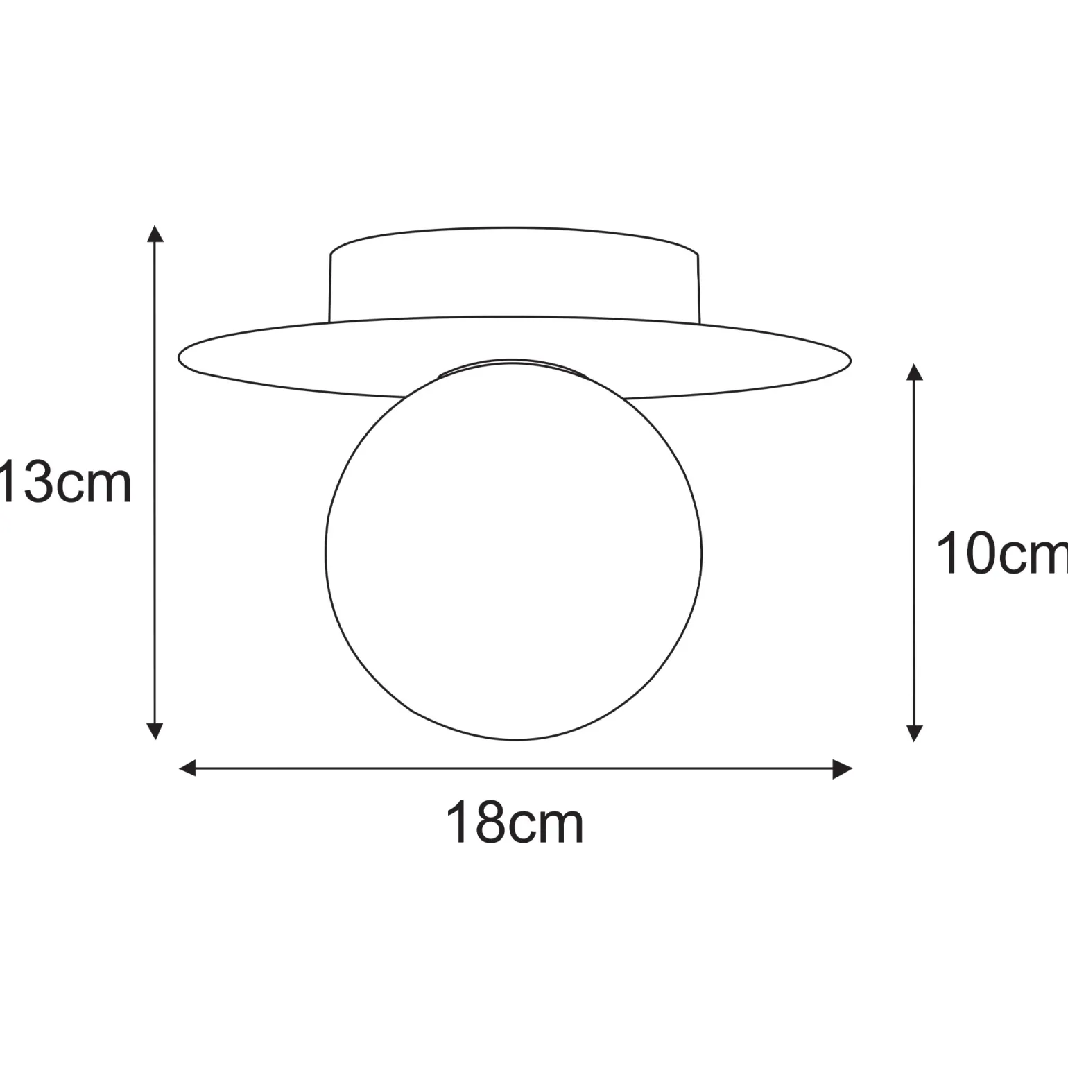 Sklep Kaja Geometryczna lampa sufitowa, czarno-biały plafon K-5437 z serii ROBIN
