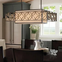 Outlet Geometryczna lampa wisząca z obręczą FE-REMY-P-A z serii REMY Żyrandole Nowoczesne