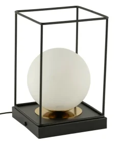 Sklep Kaja Geometryczna lampka stołowa z kloszem SIG 50374 AROMA | Kaja