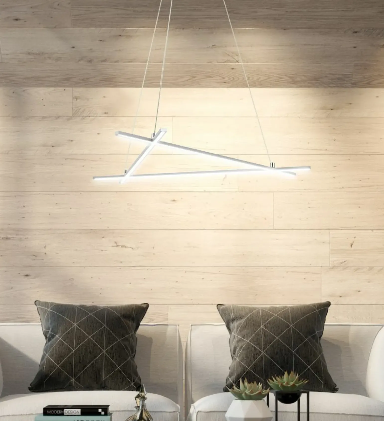 Clearance Geometryczna, ledowa lampa wisząca A0020-330 ANDROS | Kaja Oświetlenie Żyrandole Nowoczesne