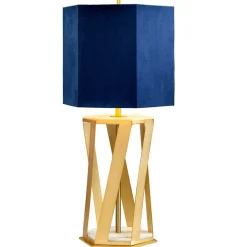 Sklep Kaja Geometryczna, złota lampa stołowa APOLLO-TL z serii APOLLO