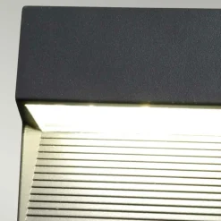 Sklep Kaja Geometryczny, grafitowy kinkiet FREYR-SQ z serii FREYR