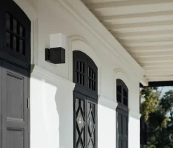 Sklep Kaja Geometryczny, nowoczesny kinkiet ogrodowy K-8140 GENEVA | Kaja