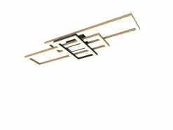 Sklep Kaja Geometryczny plafon LED w stylu rustykalnym WF 9022-306 MATERA | Kaja