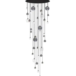 Shop Gigantyczna lampa wisząca na antresolę KP-20 ROTUNDA | Kaja Żyrandole Nowoczesne