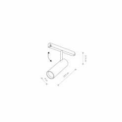 Sklep Kaja Głowica LED tuba do szyny magnetycznej 1F 10142 LVM SPOT LED | Kaja