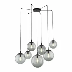 Best Grafitowe, szklane klosze na zwisach TK 5385 ESME GRAPHITE | Kaja Żyrandole Nowoczesne