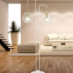 Sklep Kaja Gustowna lampa podłogowa na dwie żarówki 145/LP2 | Kaja Oświetlenie