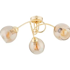 Clearance Gustowna lampa sufitowa w kolorze złota AL 62410 z serii SEYLA Żyrandole Nowoczesne