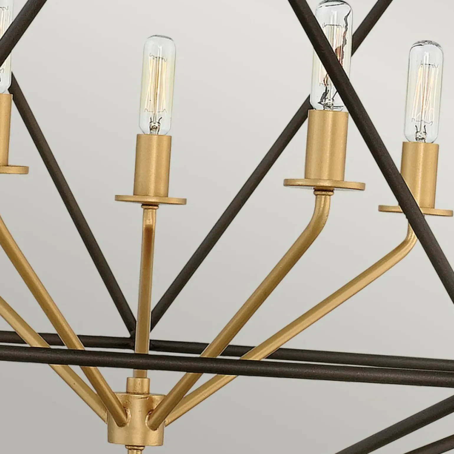 Shop Gustowna lampa wisząca, ze złotem HK-ASTRID-5P z serii ASTRID Żyrandole Nowoczesne