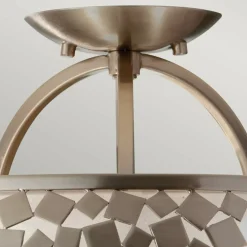 Sklep Kaja Gustowny plafon, szczotkowana stal FE-ZARA-SF z serii ZARA