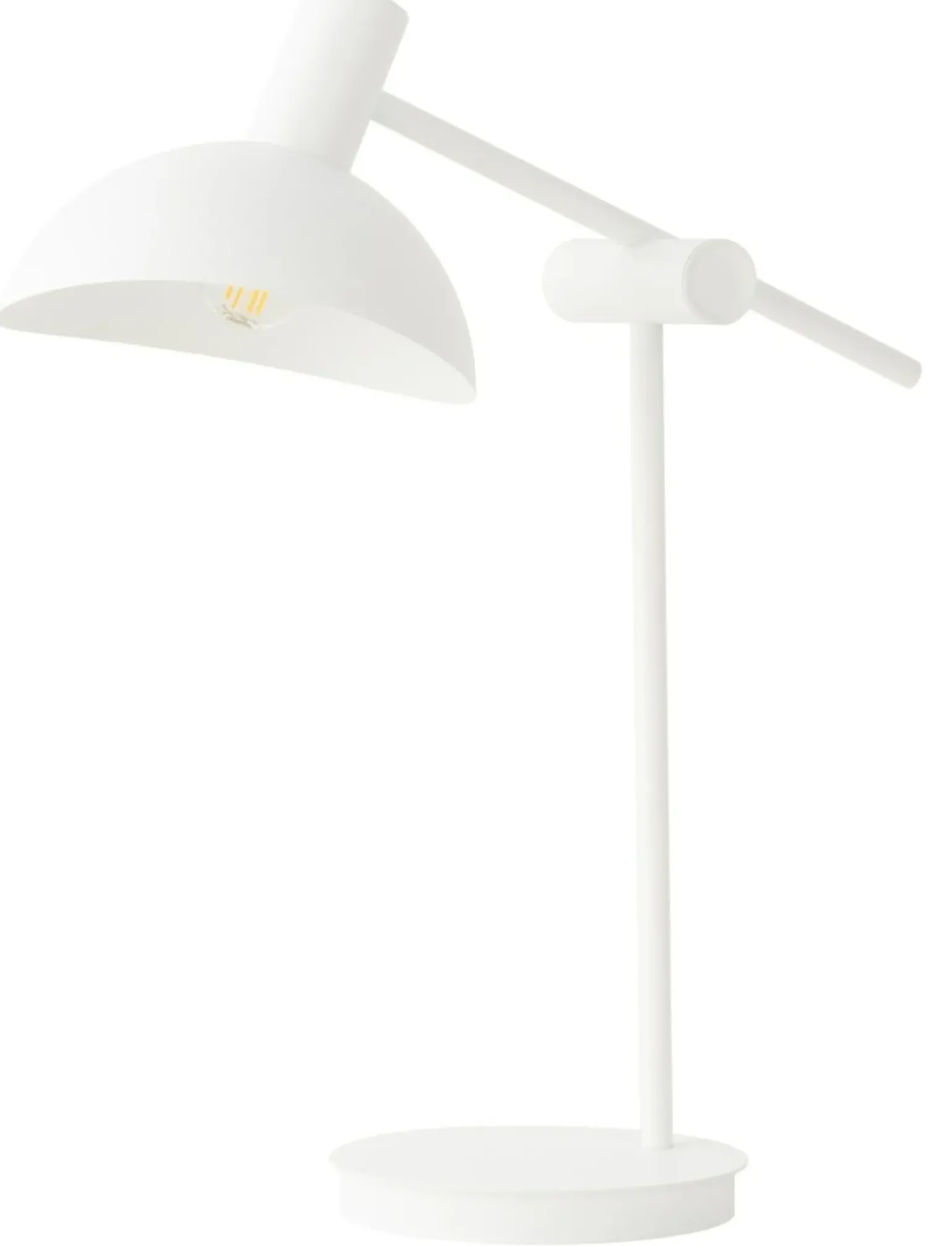 Sklep Kaja Industrialna, biała lampka do nowoczesnego biura SIG 50345 ARTIS