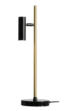 Sklep Kaja Industrialna, czarno-złota lampka z reflektorkiem 1083B40 TREVO