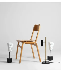 Sklep Kaja Industrialna, czarno-złota lampka z reflektorkiem 1083B40 TREVO