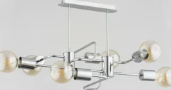 Best Industrialna lampa sufitowa na 6 żarówek AL 63052 | Kaja Żyrandole Nowoczesne