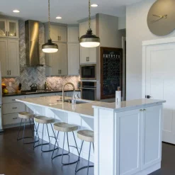 Hot Industrialna lampa wisząca FE-CADENCE-2P-MB z serii CADENCE Żyrandole Nowoczesne