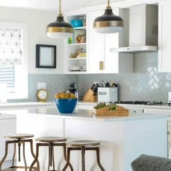 Hot Industrialna lampa wisząca FE-CADENCE-2P-MB z serii CADENCE Żyrandole Nowoczesne