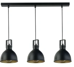 Best Sale Industrialna lampa wisząca nad stół w jadalni SIG 32262 - MARS CZ/ZŁ Żyrandole Nowoczesne
