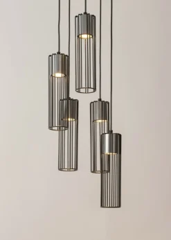 Cheap Industrialna lampa wisząca do salonu SIG 33460 z serii FOBIA CZ/SR Żyrandole Nowoczesne