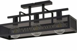 Best Industrialna, metalowa lampa sufitowa typu box SIG 32174 ALBERT Żyrandole Nowoczesne