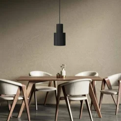 Cheap Industrialna, wąska, czarna lampa wisząca LP-787/1P L BK z serii TOKIO Żyrandole Nowoczesne