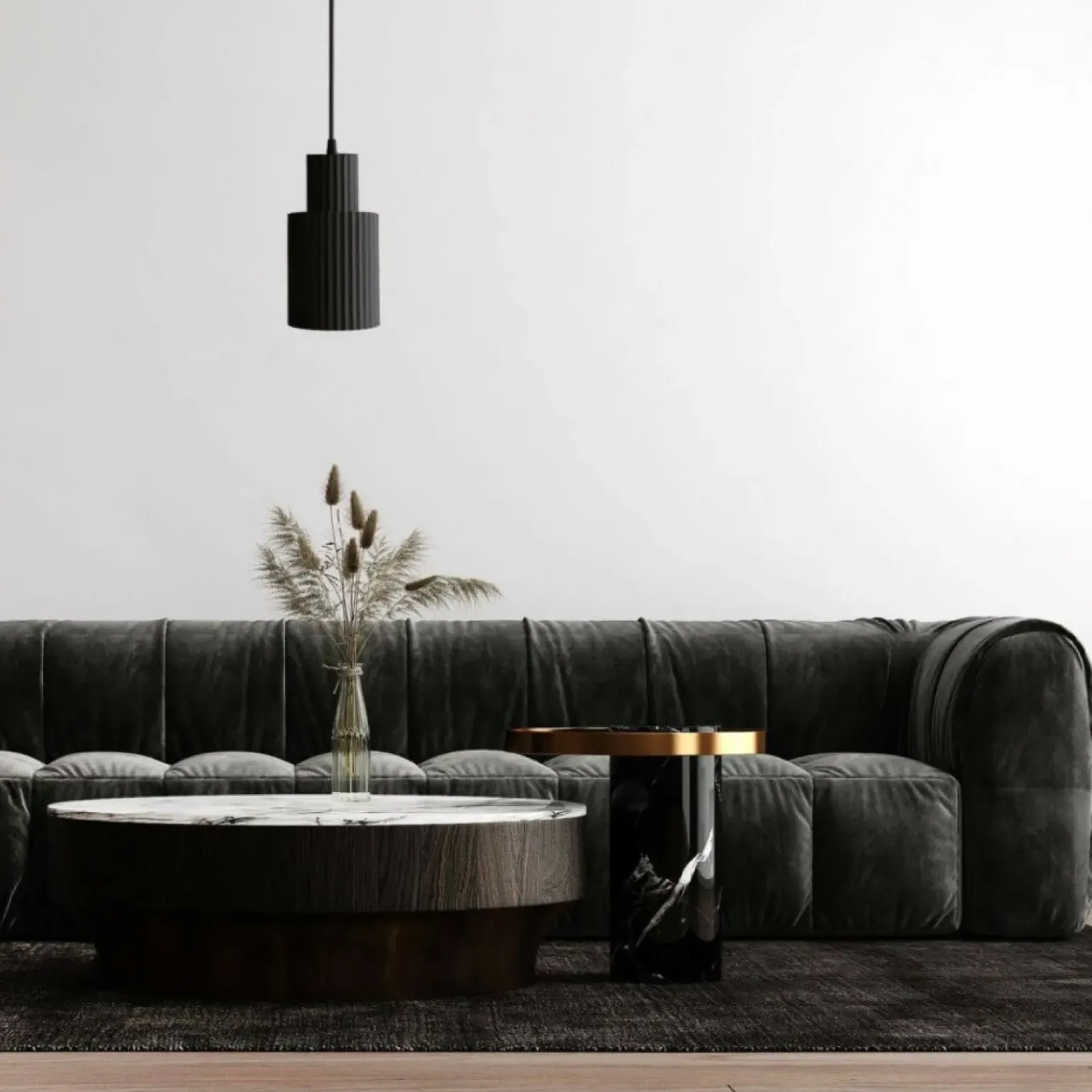 Cheap Industrialna, wąska, czarna lampa wisząca LP-787/1P L BK z serii TOKIO Żyrandole Nowoczesne