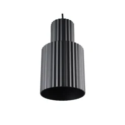 Cheap Industrialna, wąska, czarna lampa wisząca LP-787/1P L BK z serii TOKIO Żyrandole Nowoczesne