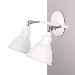 Sklep Kaja Industrialny kinkiet K-8005-2 WH WATSO WHITE | Kaja Oświetlenie