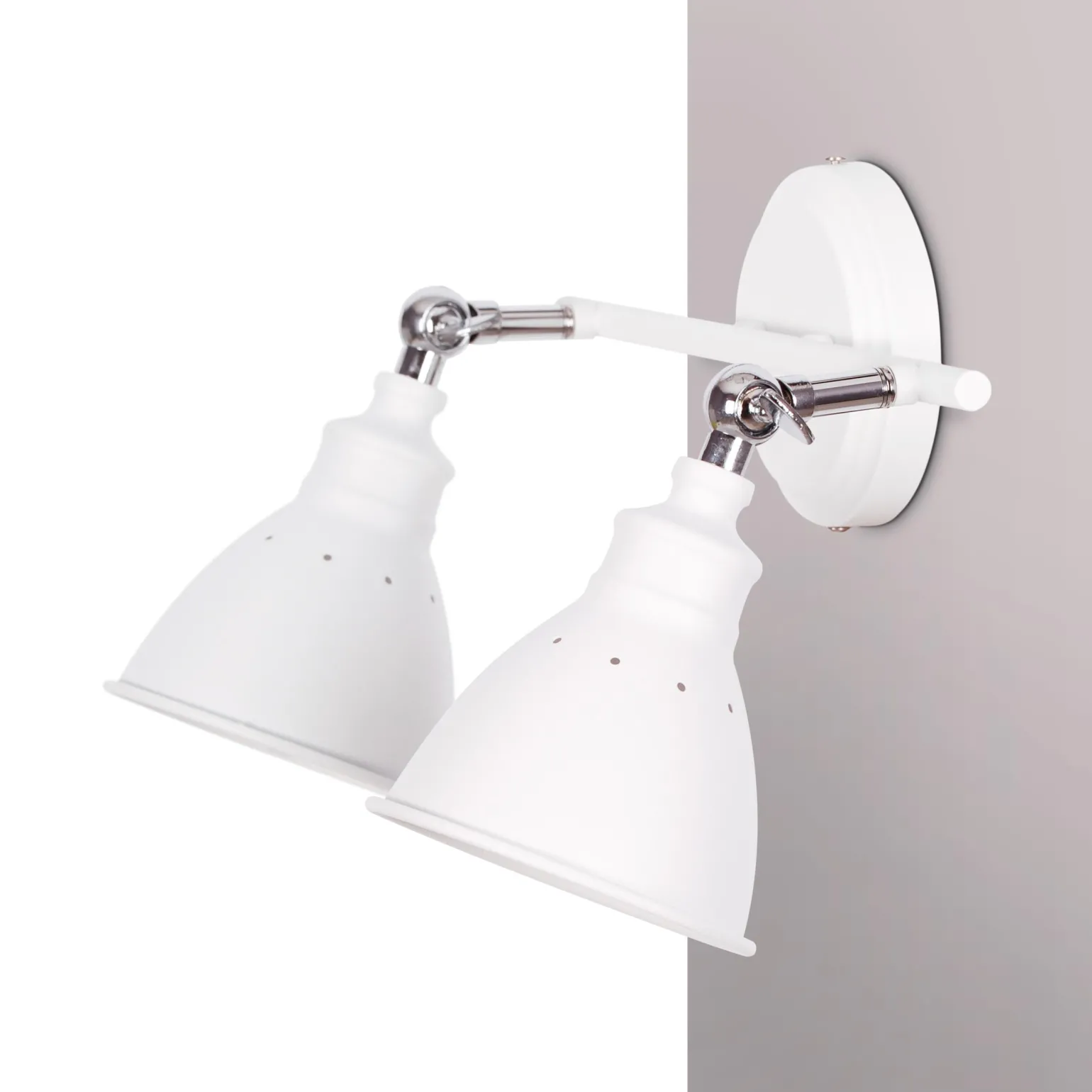 Sklep Kaja Industrialny kinkiet K-8005-2 WH WATSO WHITE | Kaja Oświetlenie