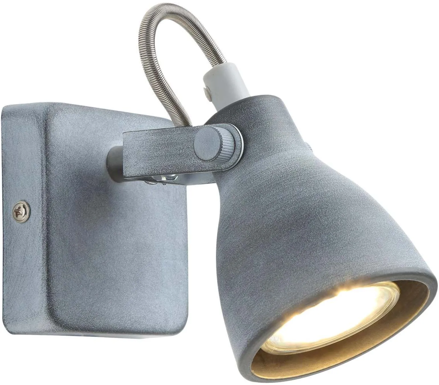 Sklep Kaja Industrialny kinkiet, reflektor ścienny 91-64394 ASH | Kaja