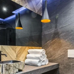 Shop Industrialny, wąski żyrandol LP-42001/1P CZARNY GARDA | Kaja Żyrandole Nowoczesne