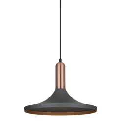 Store Industrialny zwis z kloszem MDM-3027/1 GR+RC LUSTY | Kaja Oświetlenie Żyrandole Nowoczesne