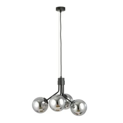 Sale Industrialny zwis z lustrzanymi kloszami 1140/4 NOVA | Kaja Żyrandole Nowoczesne