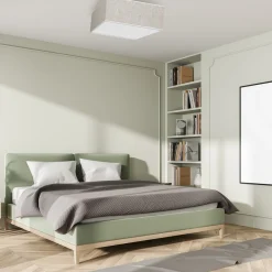 Sklep Kaja Jasny plafon, lampa sufitowa, kształt kwadratu MLP7496 z serii LINO | Kaja Oświe