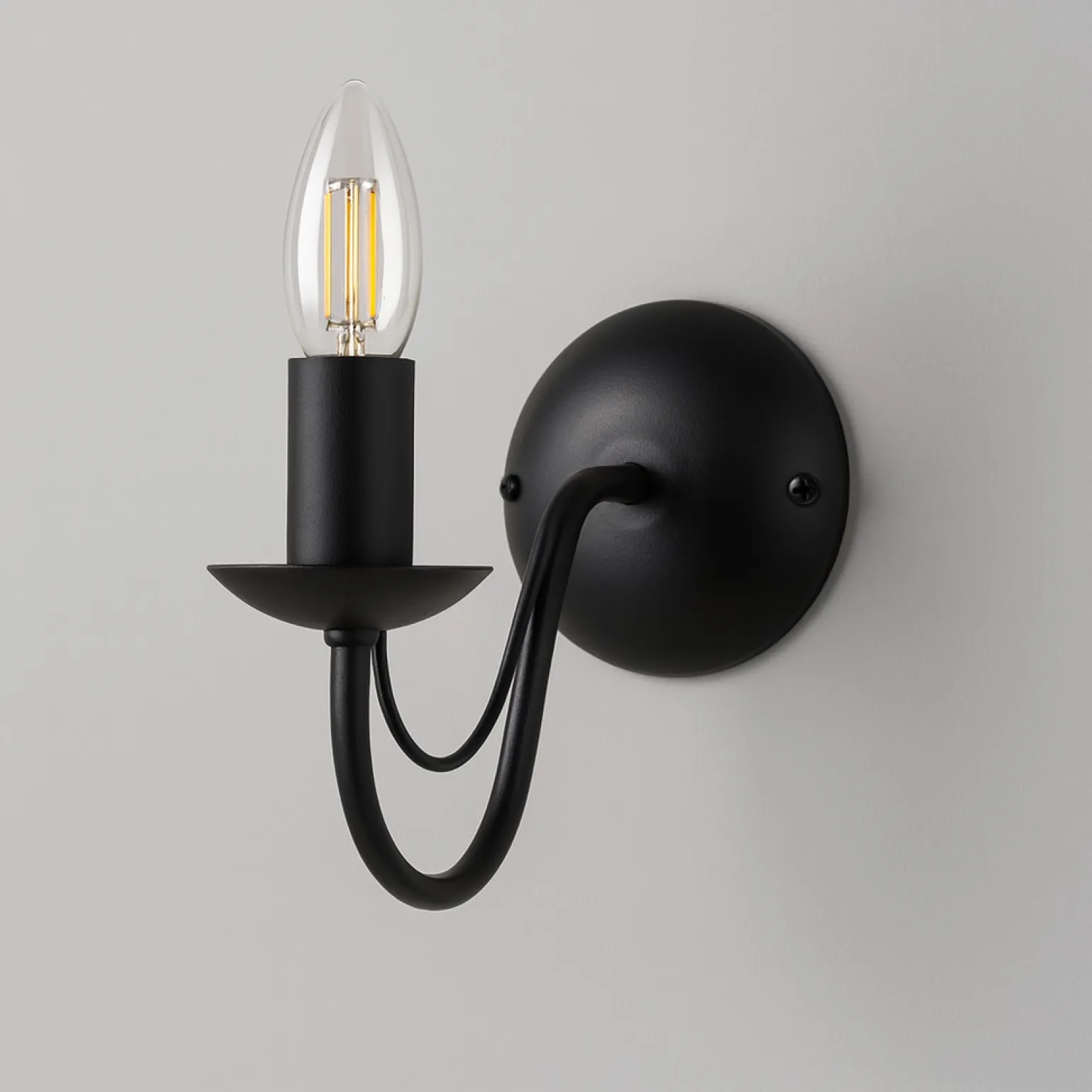 Sklep Kaja Jednoramienna, świecznikowa lampa ścienna K-3993 BARTEZ | Kaja