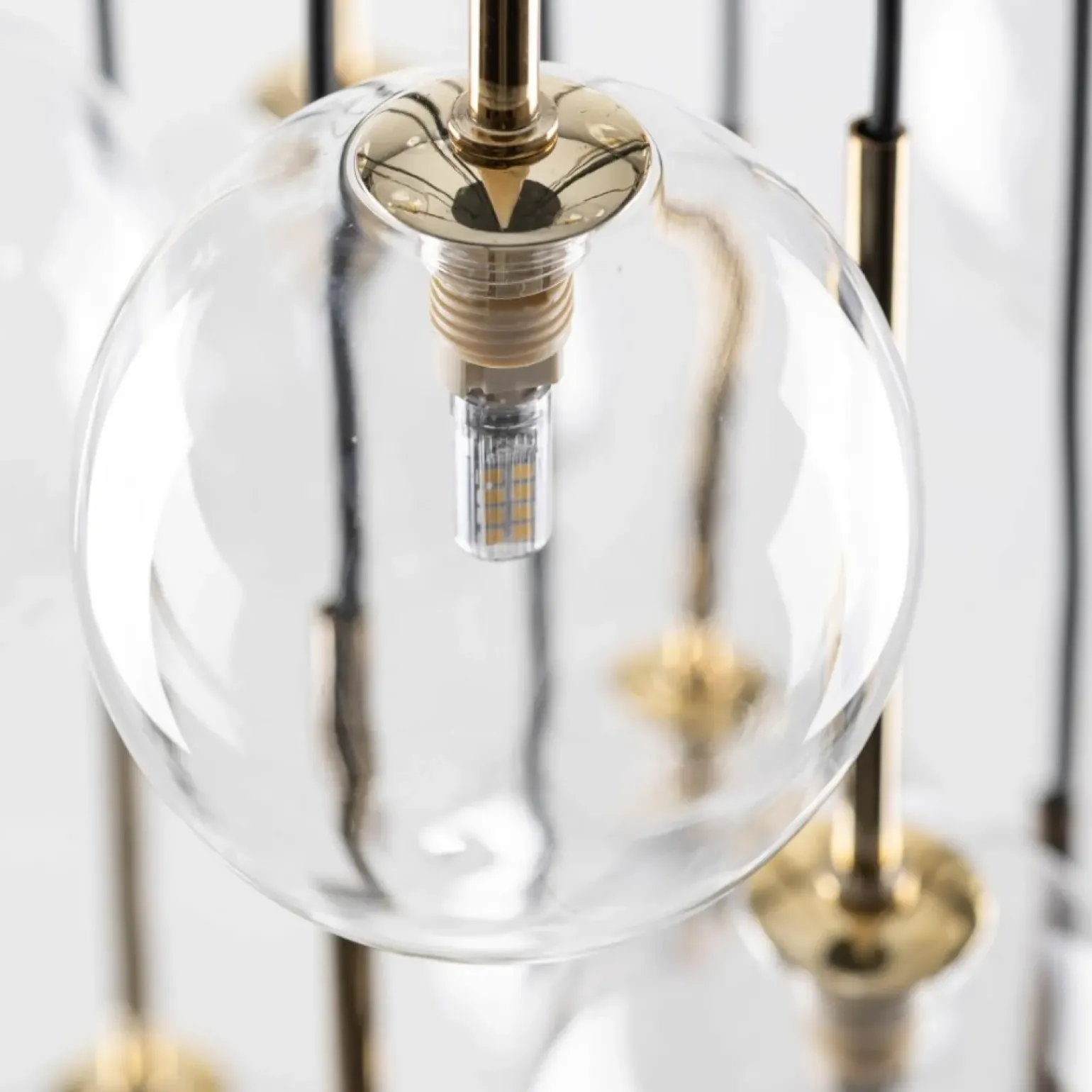 Cheap Kaskada transparentnych kloszy, na schody TK 5945 NILOS | Kaja Żyrandole Nowoczesne