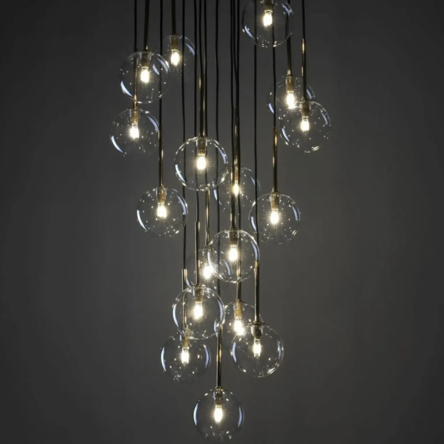 Cheap Kaskada transparentnych kloszy, na schody TK 5945 NILOS | Kaja Żyrandole Nowoczesne