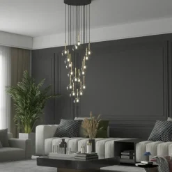 Cheap Kaskada transparentnych kloszy, na schody TK 5945 NILOS | Kaja Żyrandole Nowoczesne