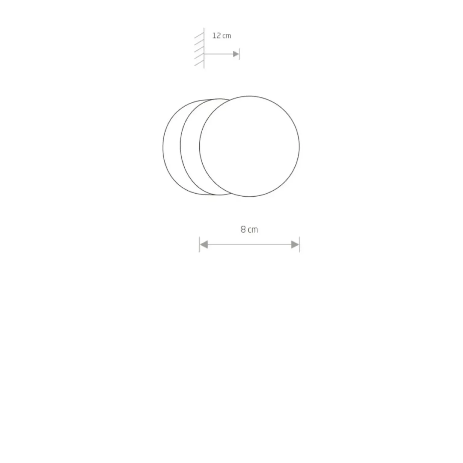 Sklep Kaja Kinkiet łazienkowy mały okrąg z kloszem 6948 BRAZOS | Kaja Oświetlenie